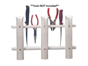 TACO 3-Rod Poly Rod Rack - White