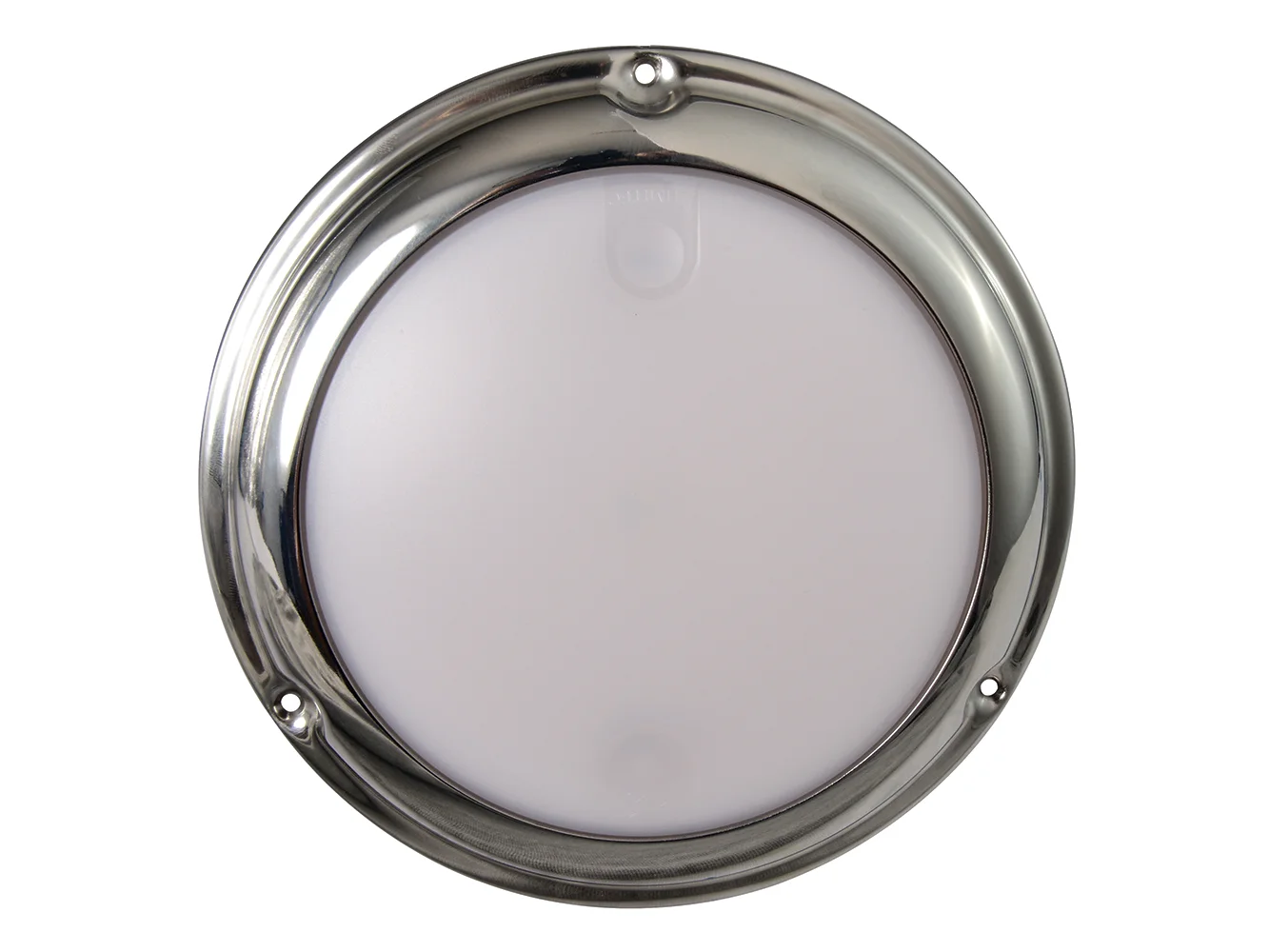 Lumitec TouchDome - Dome Light - Polished SS Finish - 2-Color White/Red Dimming