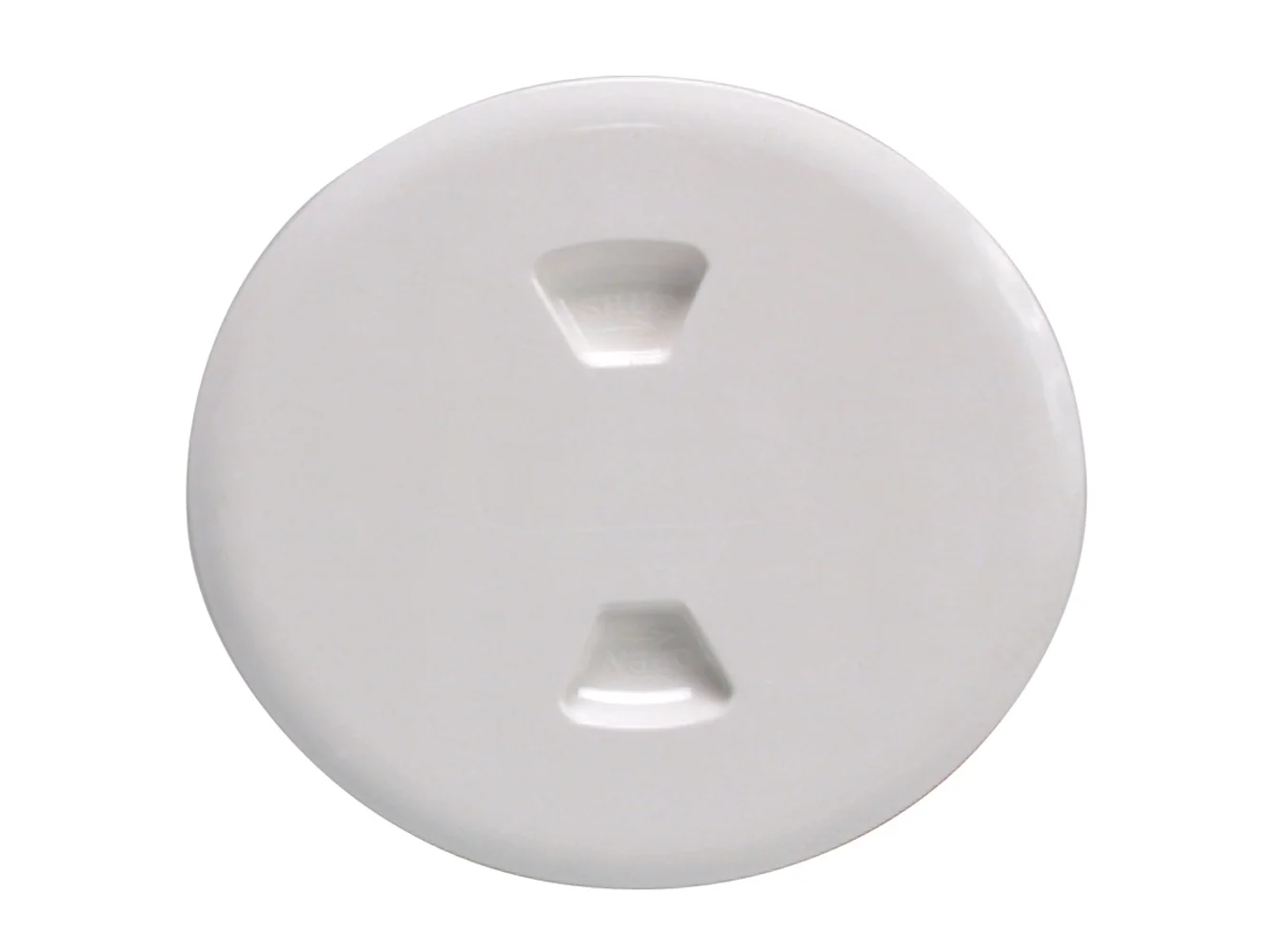 Beckson 5" Twist-Out Deck Plate - White