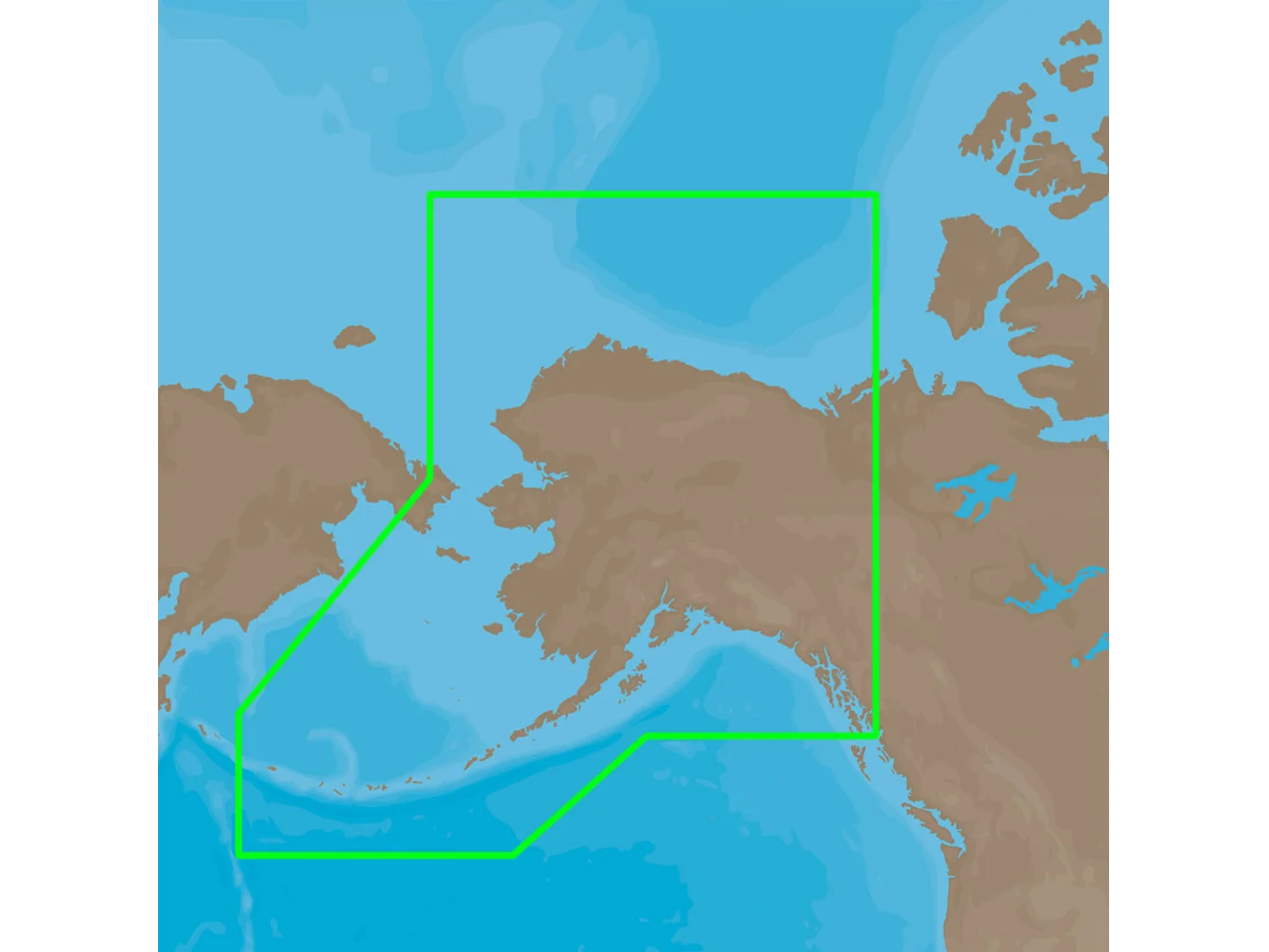 C-MAP 4D NA-D028 - Alaska - Full Content