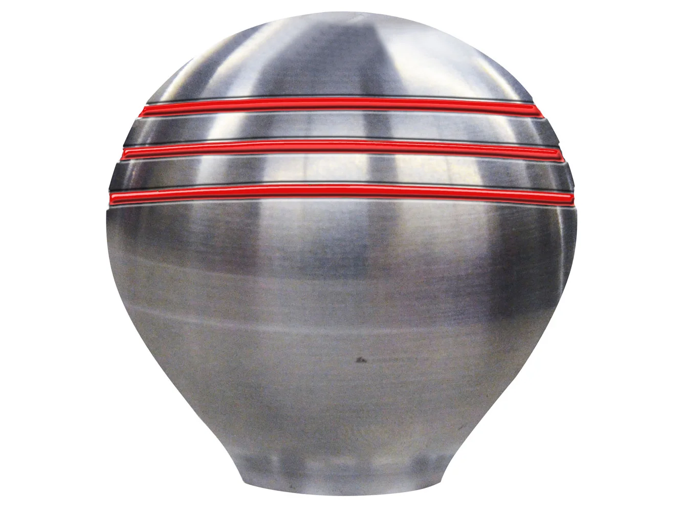 Schmitt Marine Throttle Knob - 1-1/2" - Red Grooves