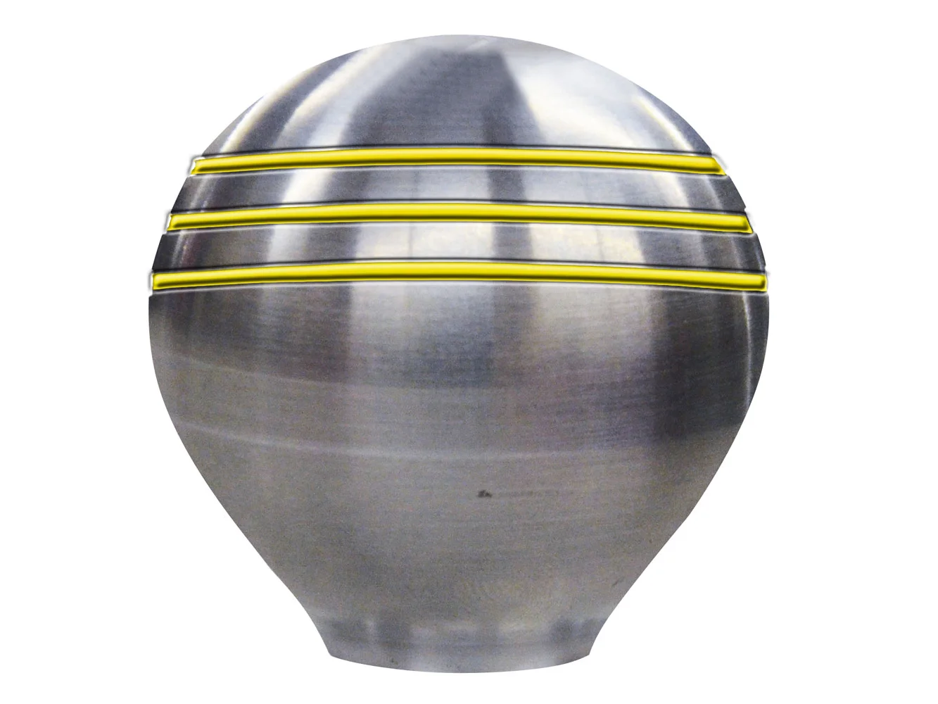 Schmitt Marine Throttle Knob - 1-1/2" - Gold Grooves