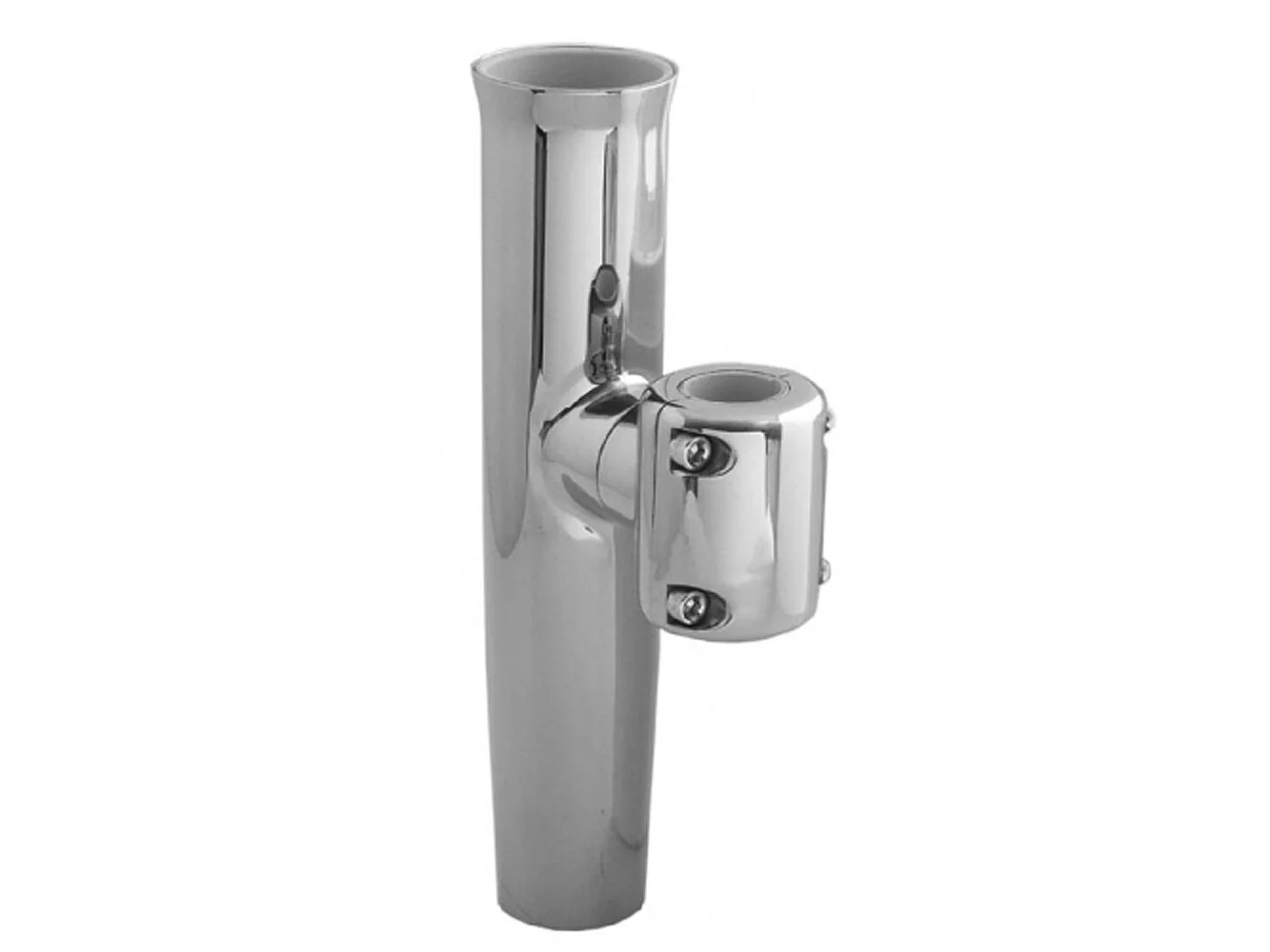 TACO Stainless Steel Clamp-On Adjustable Rod Holder - Fits 7/8" & 1" O.D. Tubing