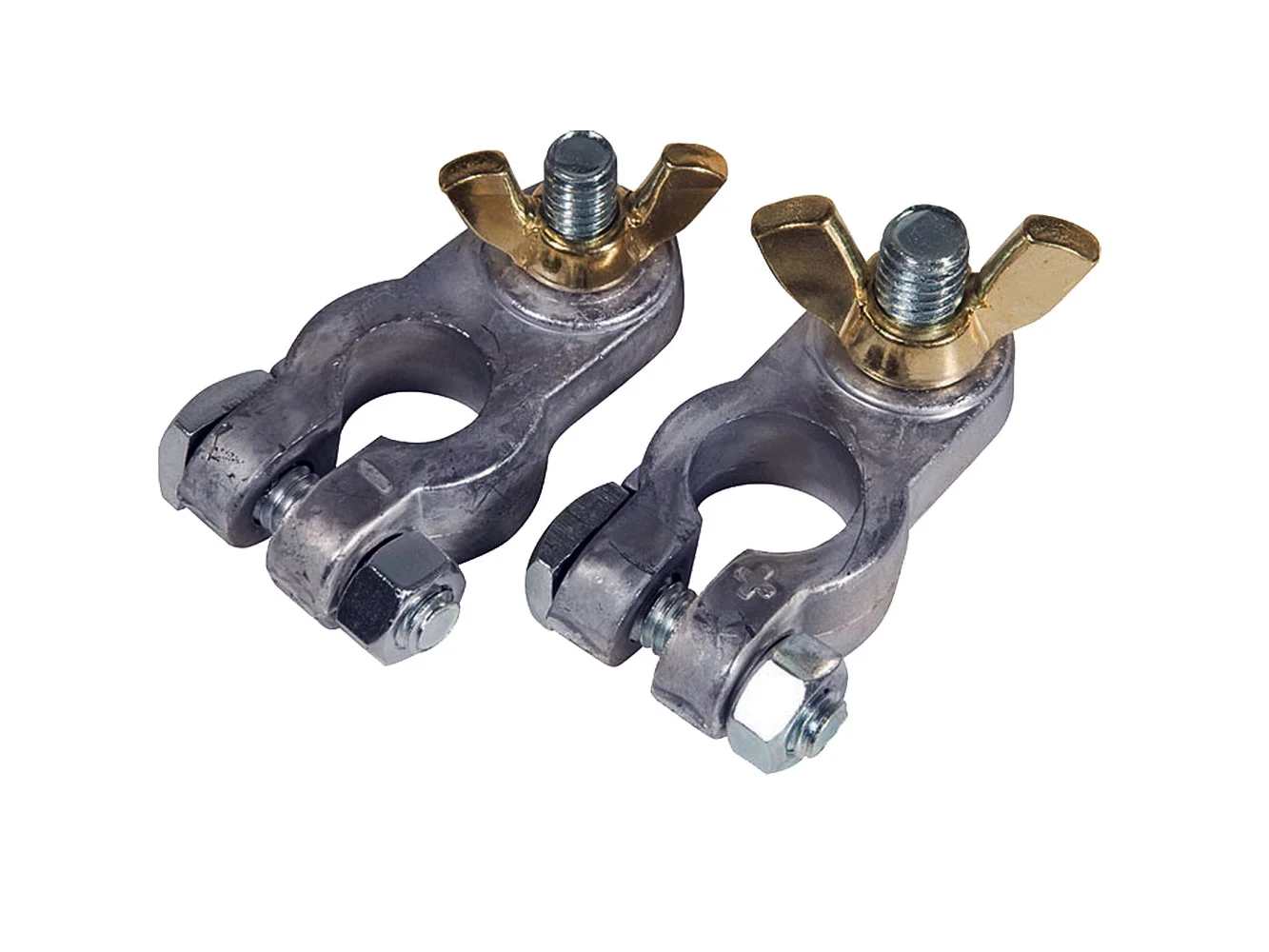 Ancor Lead Battery Terminal - 5/16" & 3/8" Stud - Positive & Negative Combo