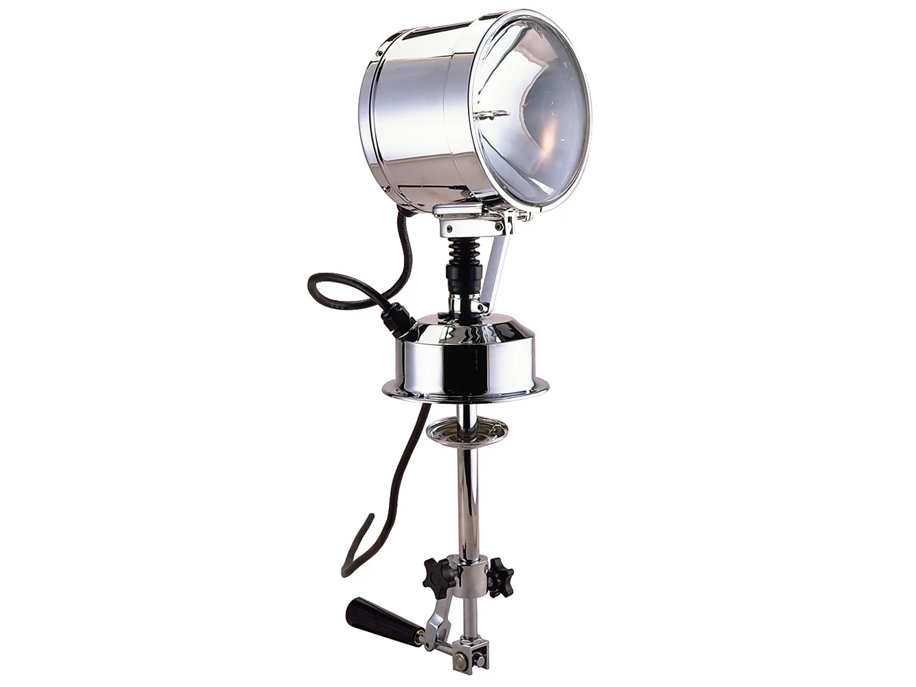 Perko 7" Searchlight - 12V - Chrome