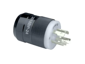 Marinco 2018BP-24 Trolling Motor Plug (Male) 12/24V - Black