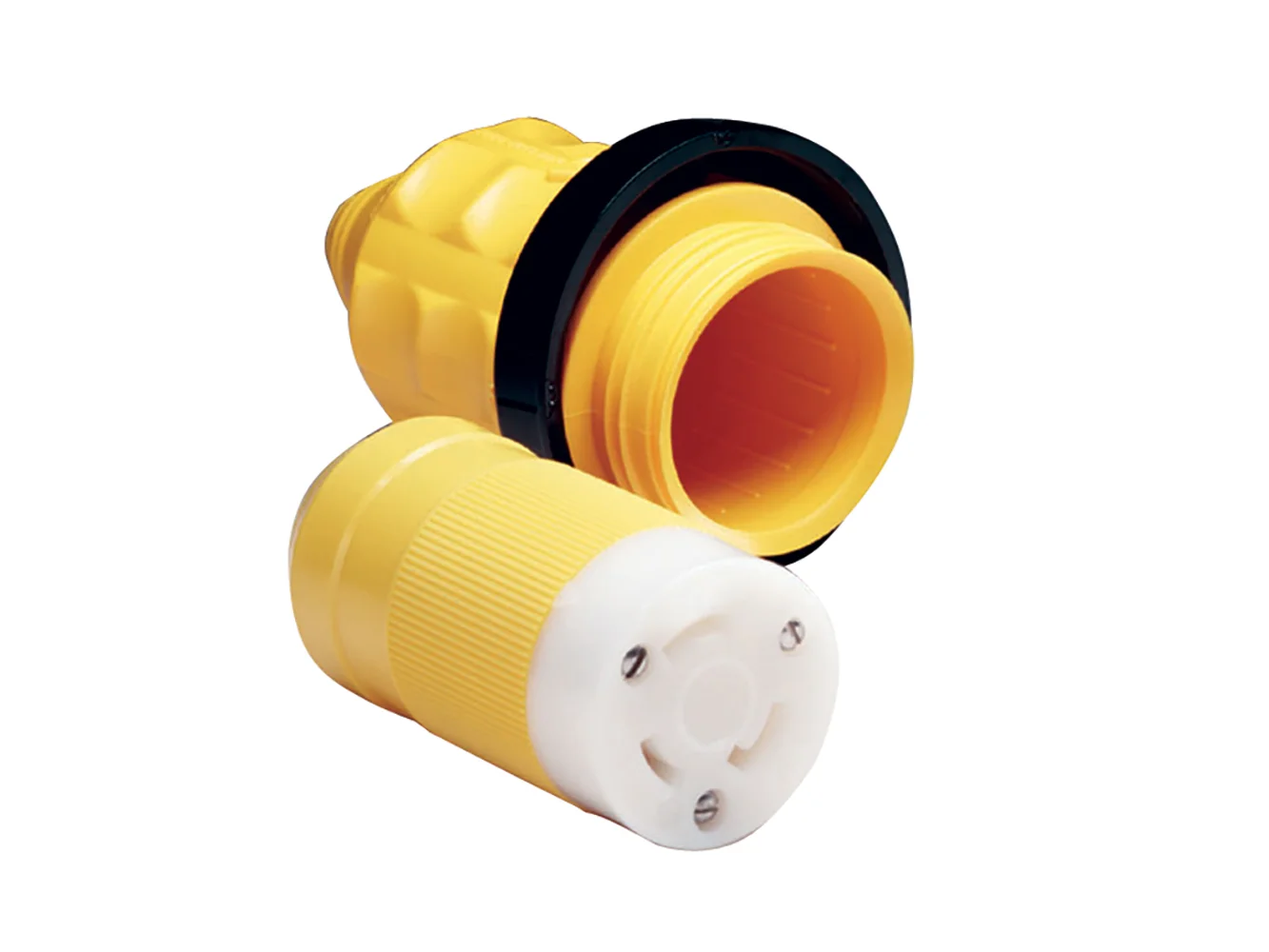 Marinco 305CRCN.VPK 30A Female Connector w/Cover & Rings