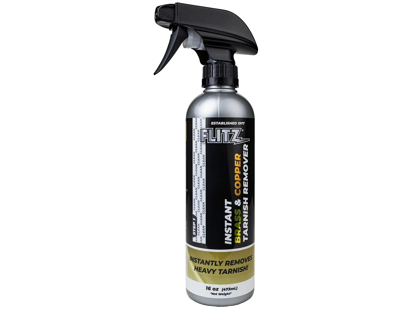 Flitz Instant Brass & Copper Tarnish Remover - 16. oz Spray