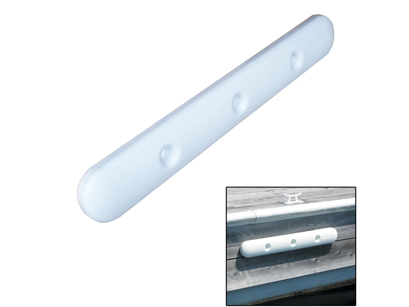 Dock Edge Ultragard 35" PVC Dock Cushion - White