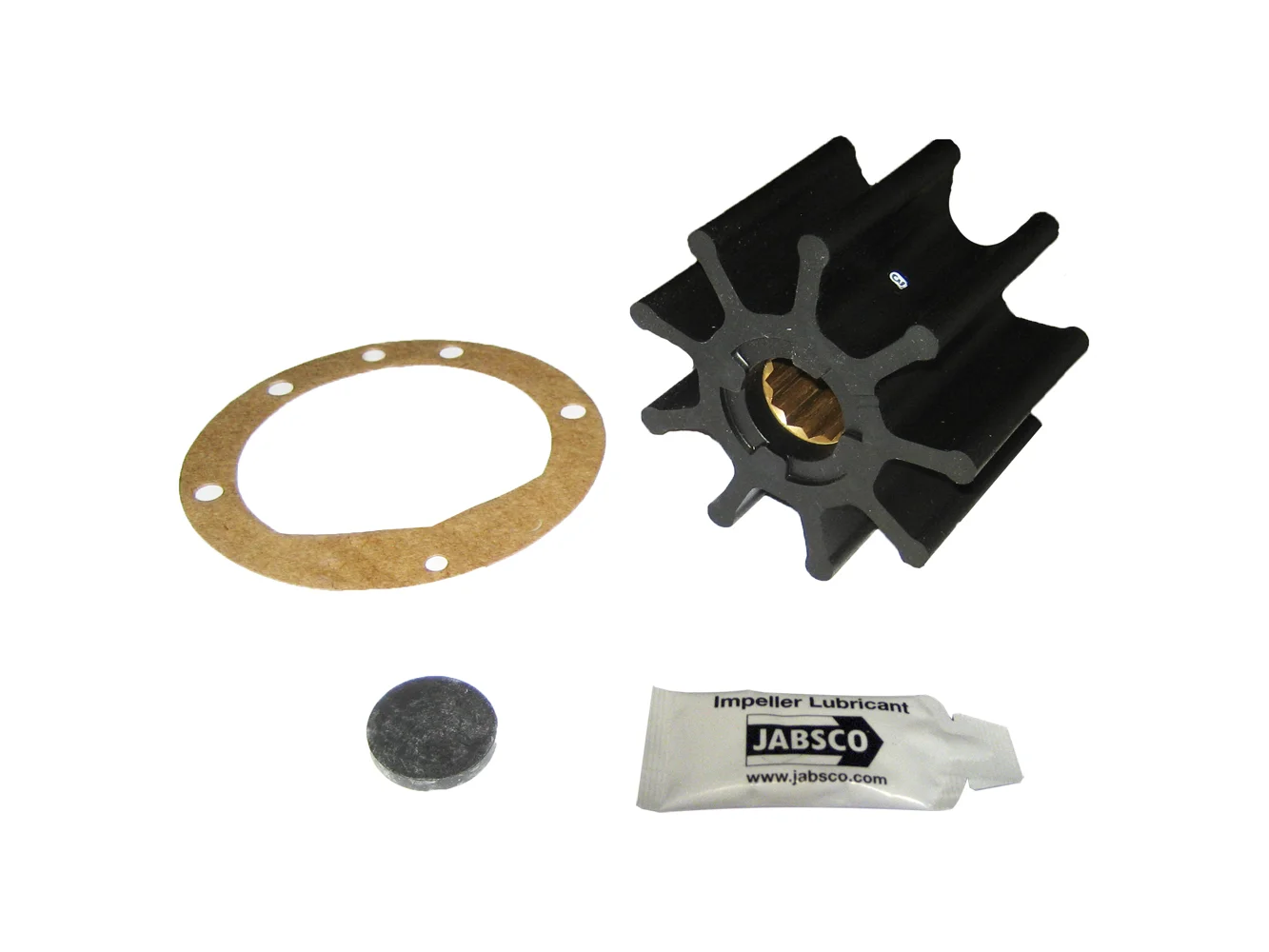 Jabsco Impeller Kit - 9 Blade - Nitrile - 3-3/4" Diameter x 2-1/2" W, 1" Shaft Diameter