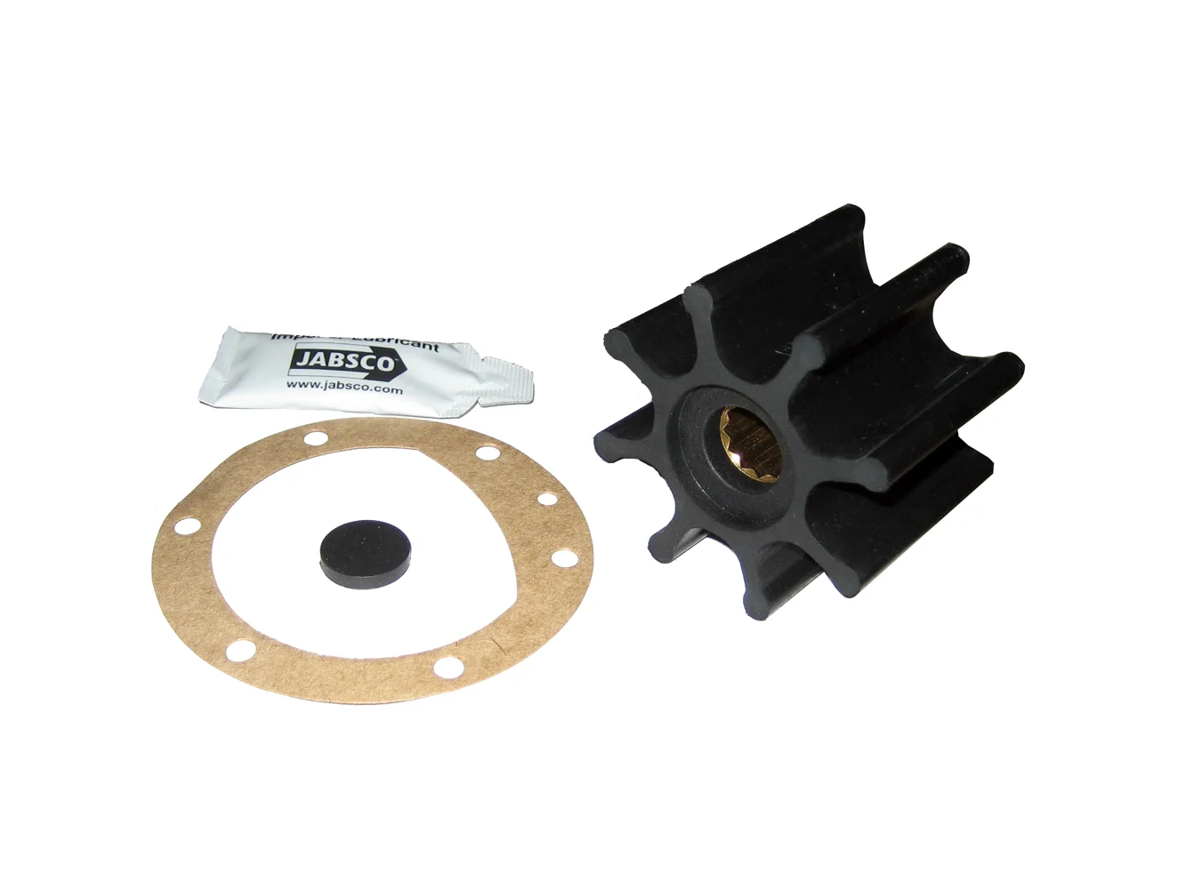 Jabsco Impeller Kit - 8 Blade - Neoprene - 2-9/16" Diameter x 2" W, 5/8" Shaft Diameter