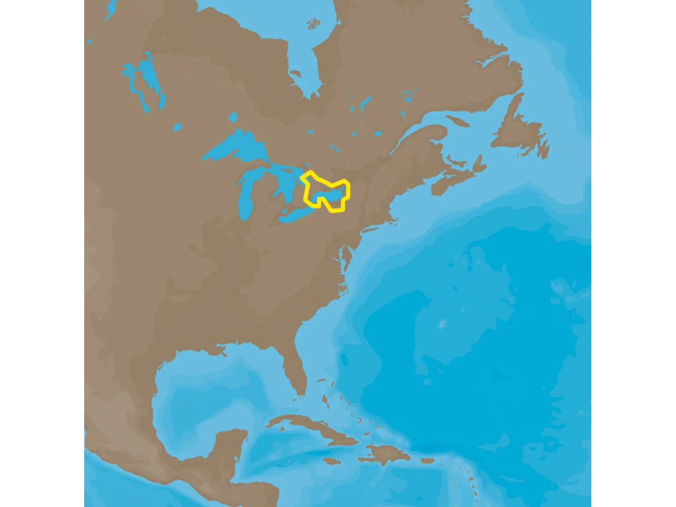 C-MAP 4D NA-D934 Lake Ontario and Trent Severn