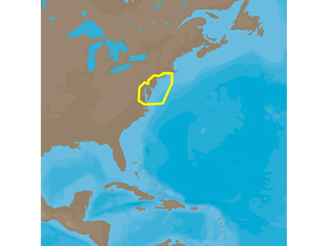C-MAP 4D NA-D941 Block Island to Norfolk