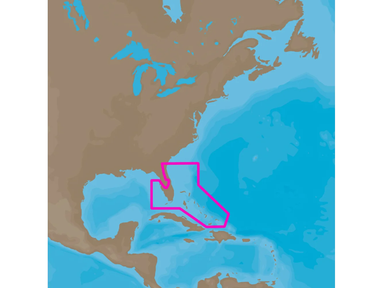 C-MAP 4D NA-D943 Florida & The Bahamas