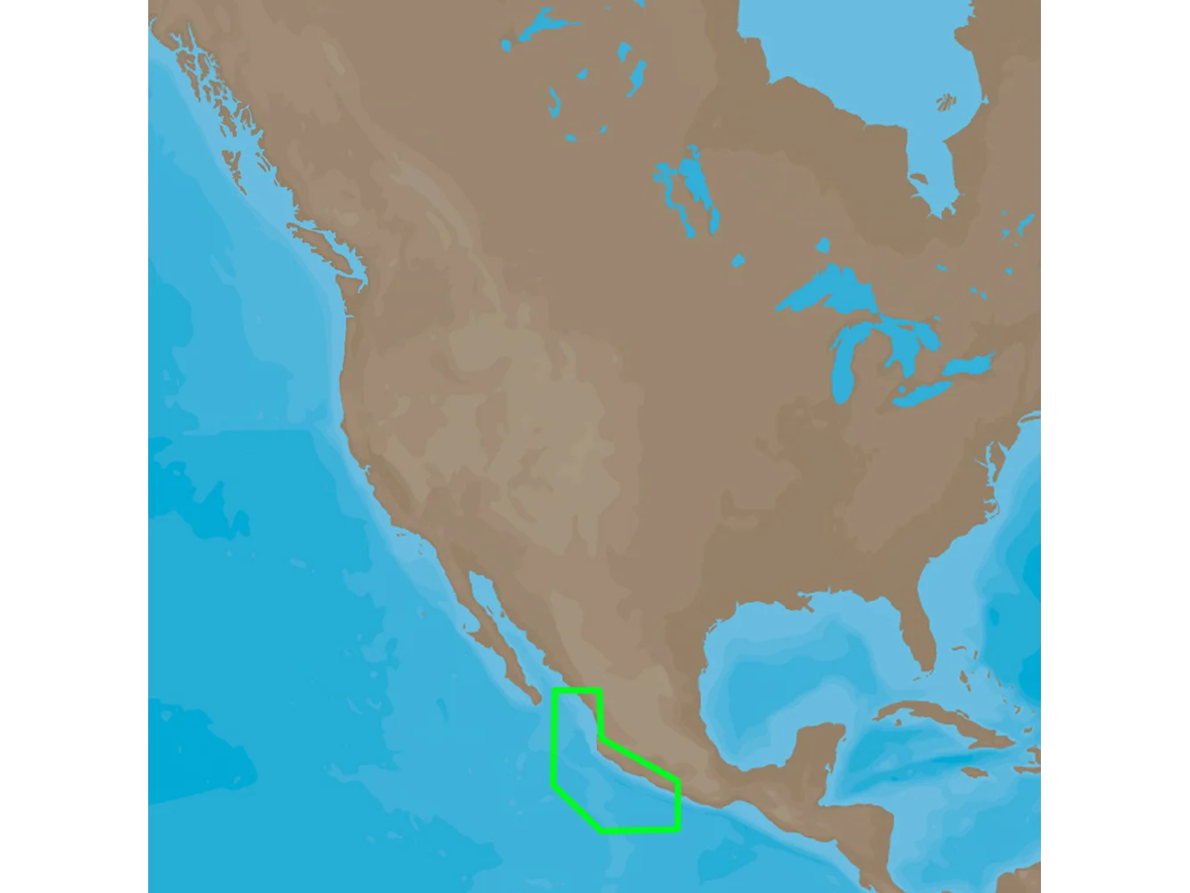 C-MAP 4D NA-D949 Acapulco, MX to Mazatlan, MX