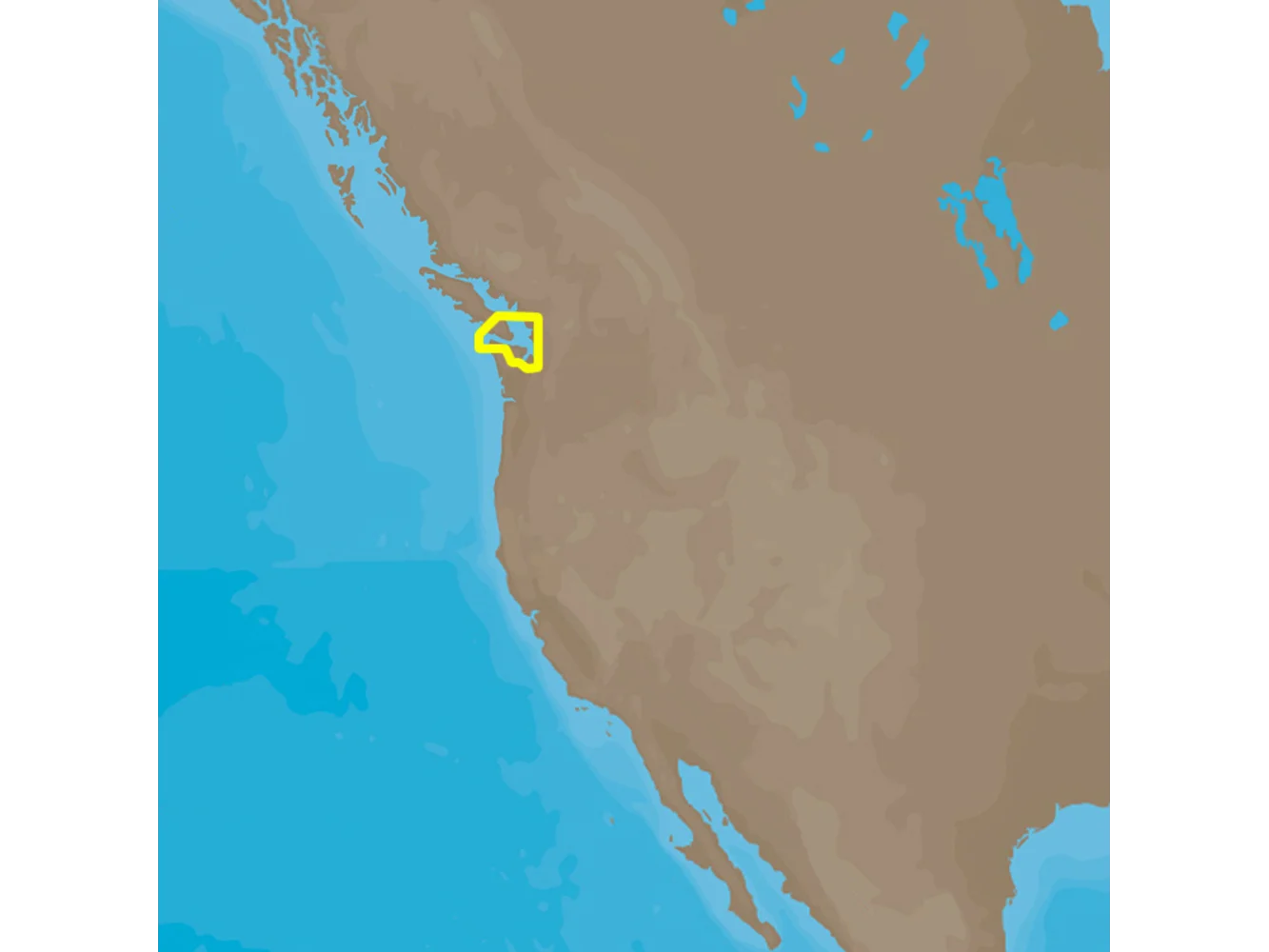 C-MAP 4D NA-D955 Puget Sound, Juan De Fuca & San Juan Island