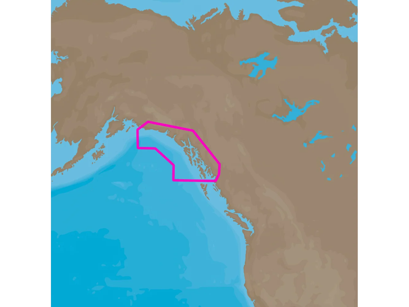 C-MAP 4D NA-D959 Dixon Entrance to Cape St. Elias