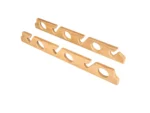 Whitecap Teak Six-Rod Storage Rack - Pair