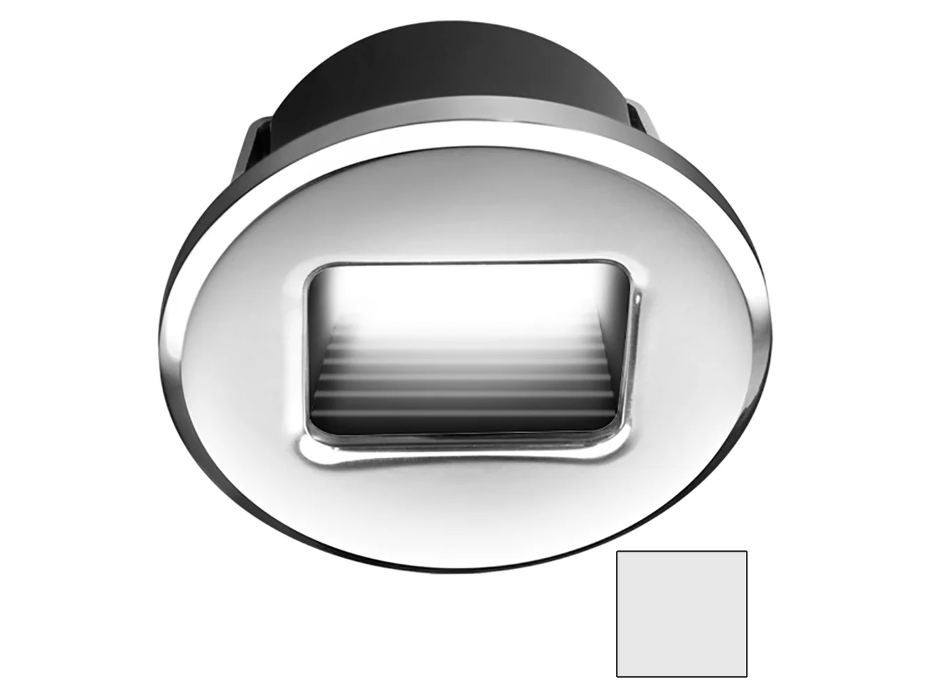 i2Systems Ember E1150Z Snap-In - Polished Chrome - Round - Cool White Light