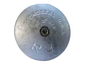Tecnoseal R3 Rudder Anode - Zinc - 3-3/4" Diameter