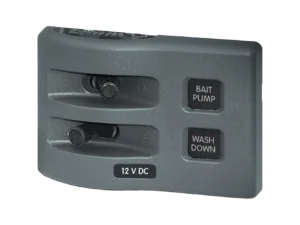 Blue Sea 4303 WeatherDeck&reg; 12V DC Waterproof Switch Panel - 2 Position