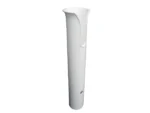 TACO Poly Thru-Bolt Rod Holder w/Mounting Holes - No Hardware - White