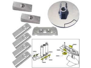 Tecnoseal Anode Kit w/Hardware - Mercury Verado 6 - Zinc