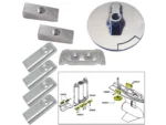Tecnoseal Anode Kit w/Hardware - Mercury Verado 6 - Aluminum