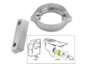 Tecnoseal Anode Kit w/Hardware - Volvo Duo-Prop 290 - Zinc