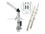 Rupp Classic Top Gun Outrigger Kit w/15' Poles & Complete Single Line Rigging Kit w/Klickers Release Clips