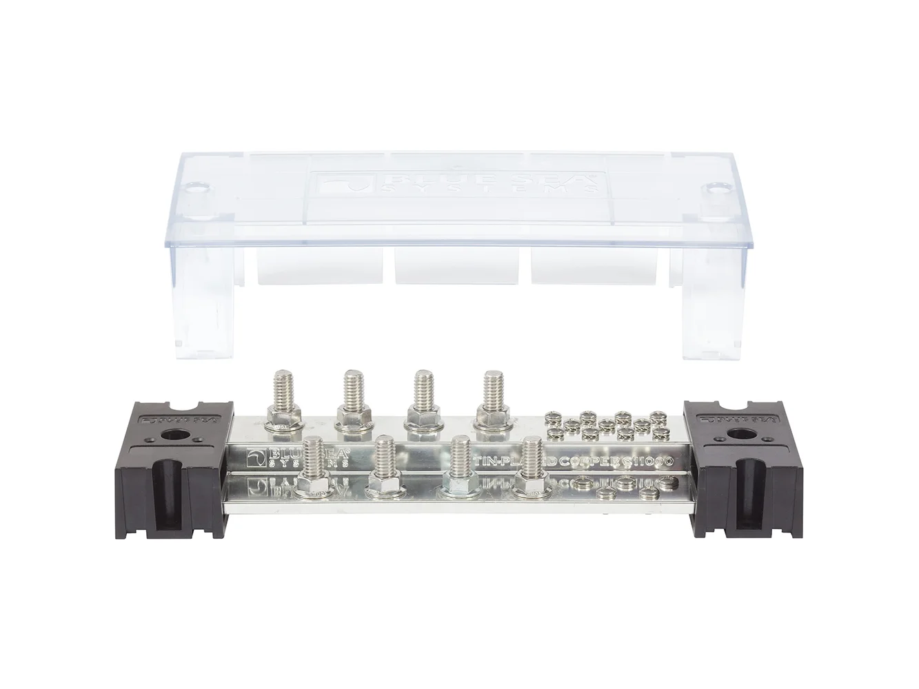 Blue Sea PowerBar 1000 - 8 3/8" Terminal Studs w/Cover