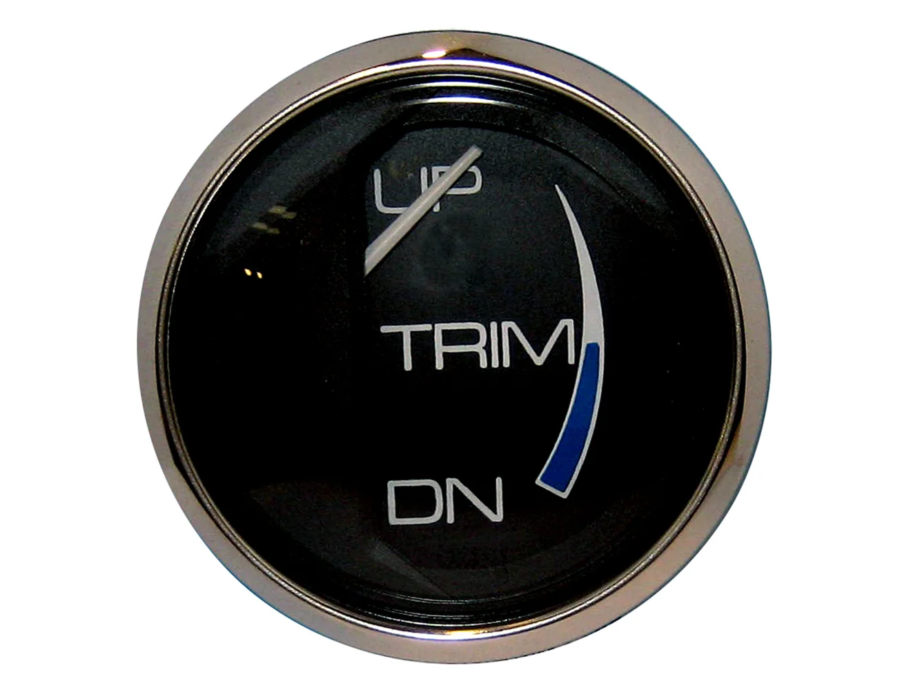 Faria Chesapeake Black 2" Trim Gauge (Mercury / Mariner / Mercruiser / Volvo DP / Yamaha '01 and newer)