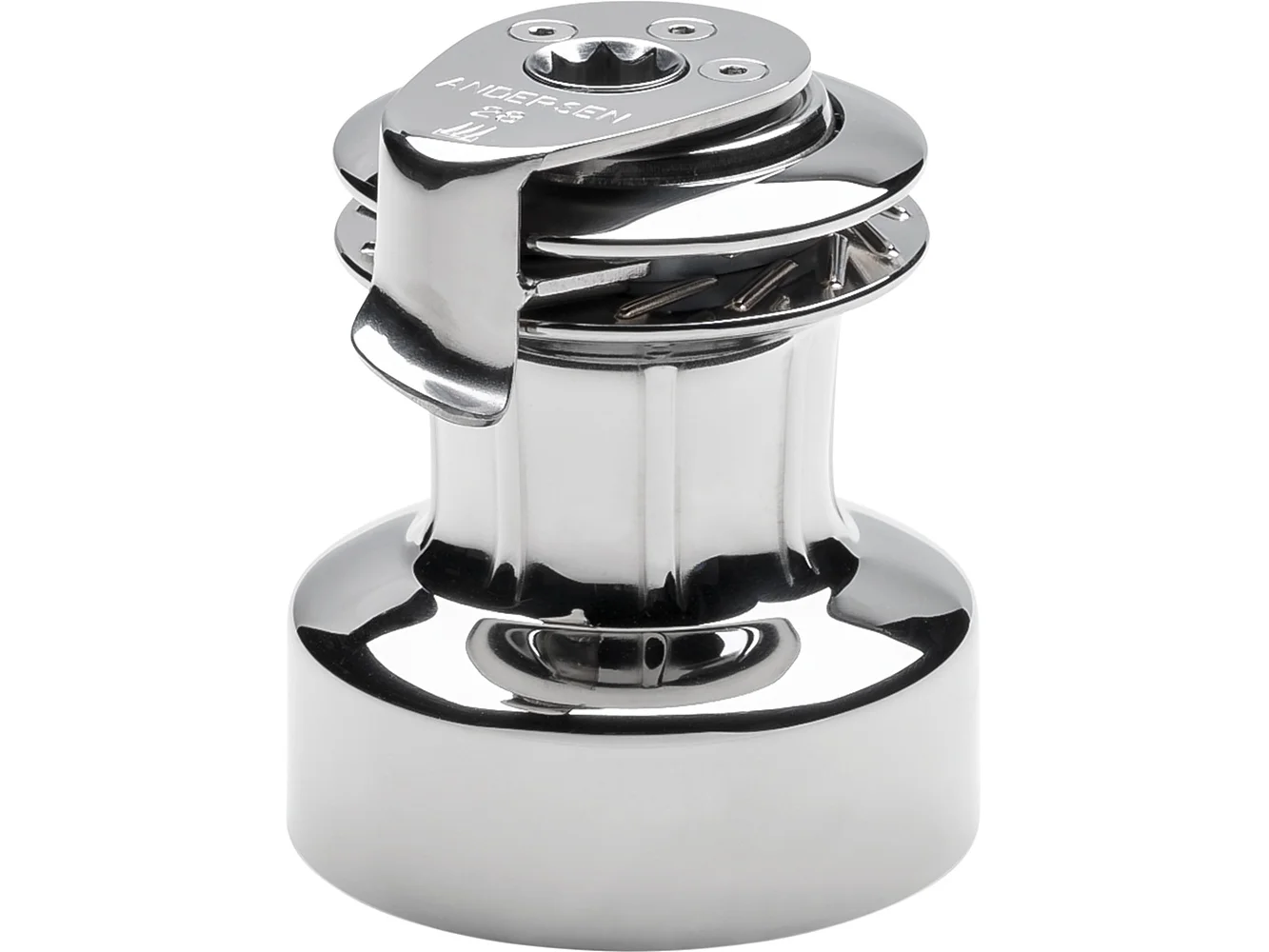 ANDERSEN 28 ST FS - 2-Speed Self-Tailing Manual Winch - Full Stainless Steel