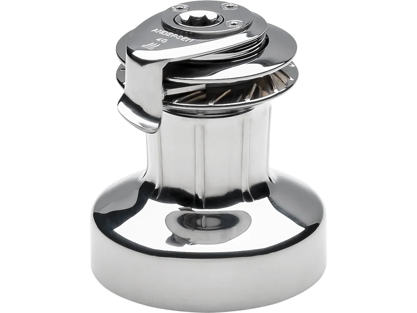 ANDERSEN 40 ST FS - 2-Speed Self-Tailing Manual Winch - Full Stainless Steel