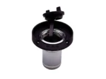 Perko Gas Fill f/1-1/2" Hose - Chrome Plated Zinc, Black Flange