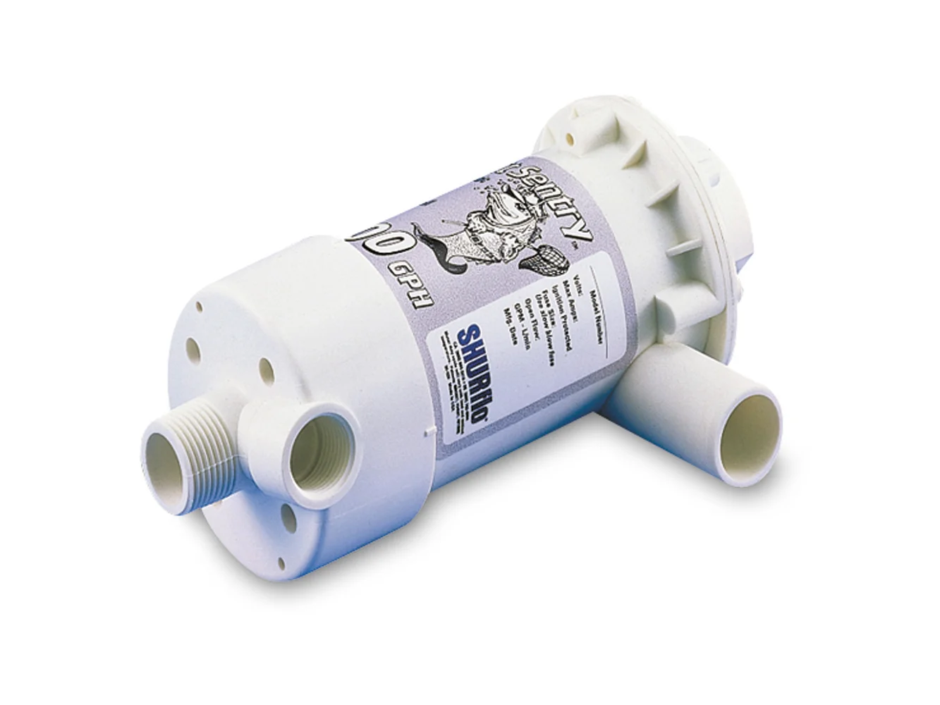Shurflo by Pentair BAIT SENTRY™ 500 Magnetic Drive Livewell Pump - 500 GPH