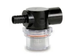 Shurflo by Pentair Twist-On Water Strainer - 1/2" Barb Inlet - Clear Bowl