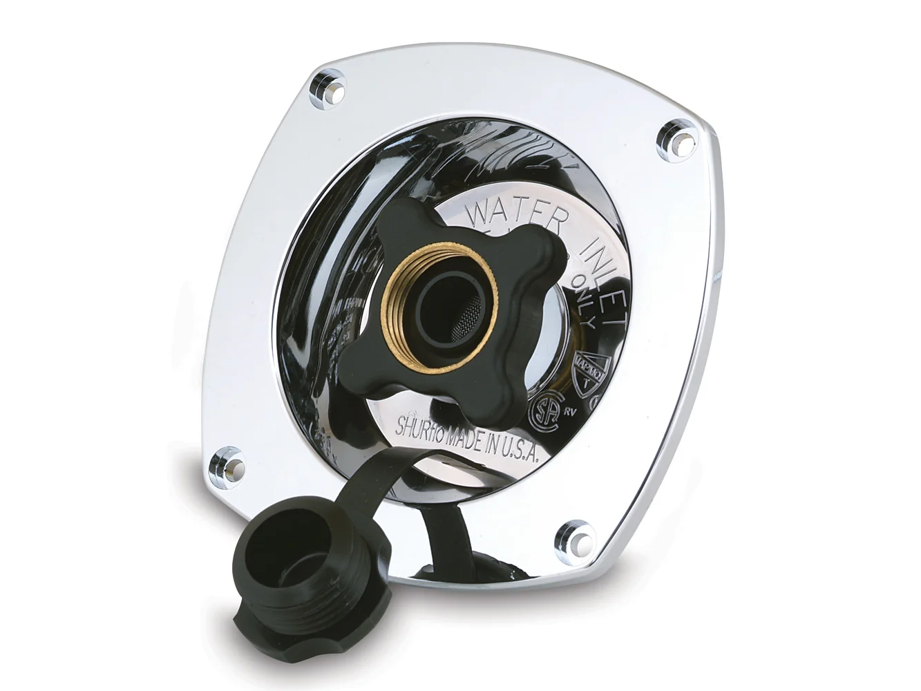 Shurflo by Pentair Pressure Reducing City Water Entry - Wall Mount - Chrome