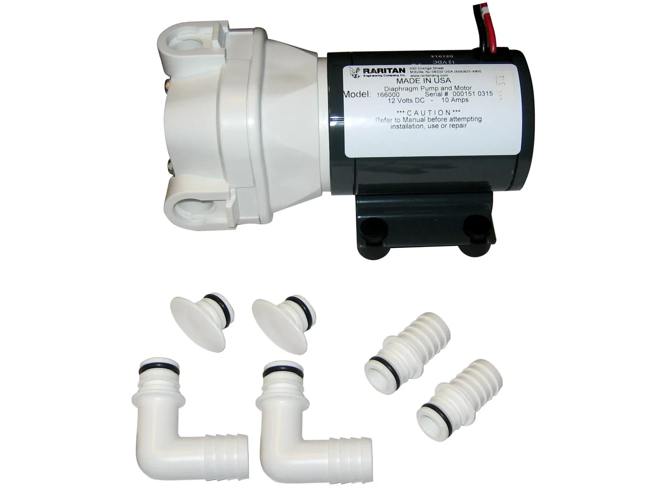 Raritan Diaphragm Intake Pump - 12v