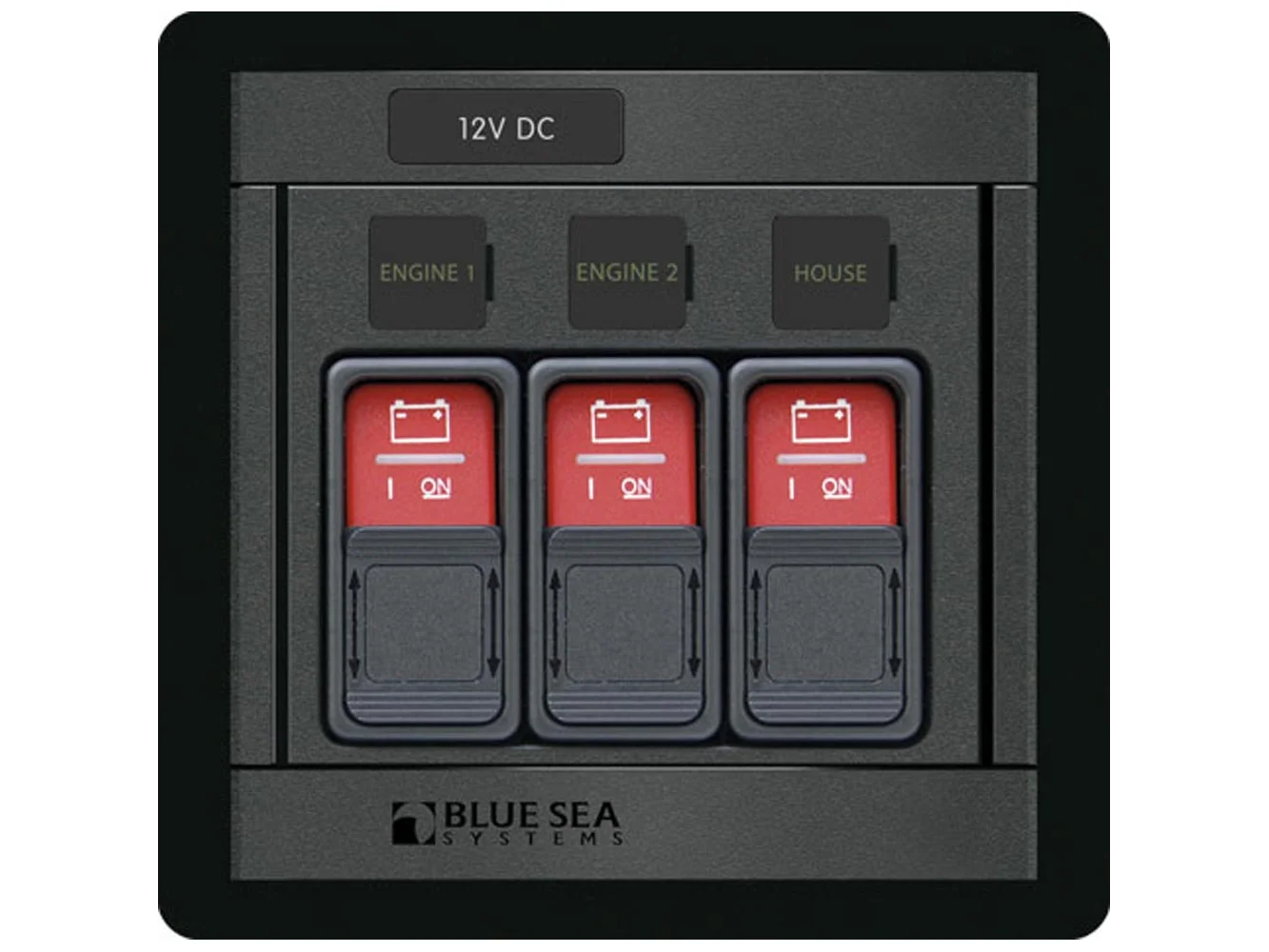 Blue Sea 1148 Remote Control Panel w/(3) 2145 Remote Control Contura Switch
