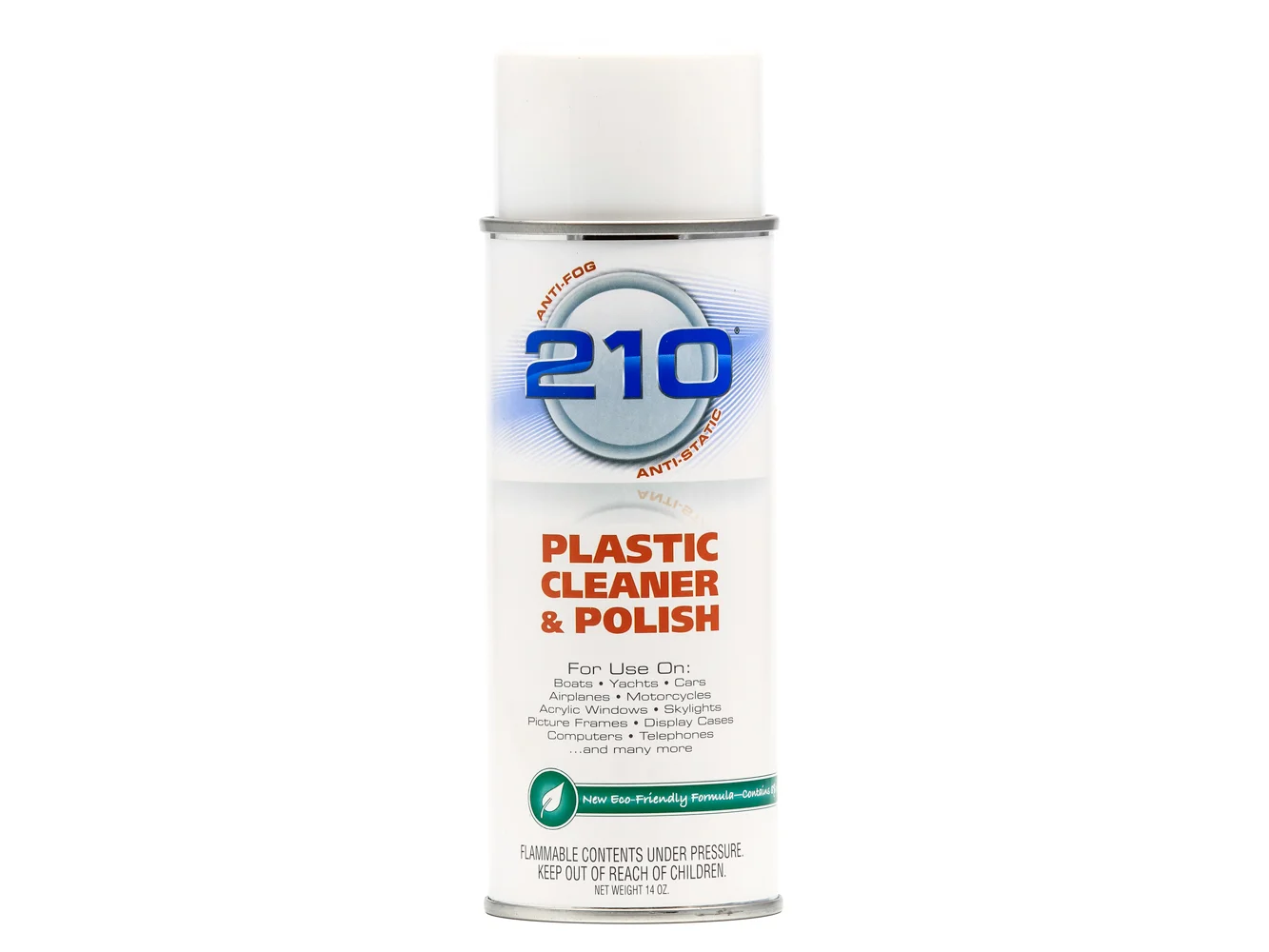 Camco 210 Plastic Cleaner Polish 14oz Spray