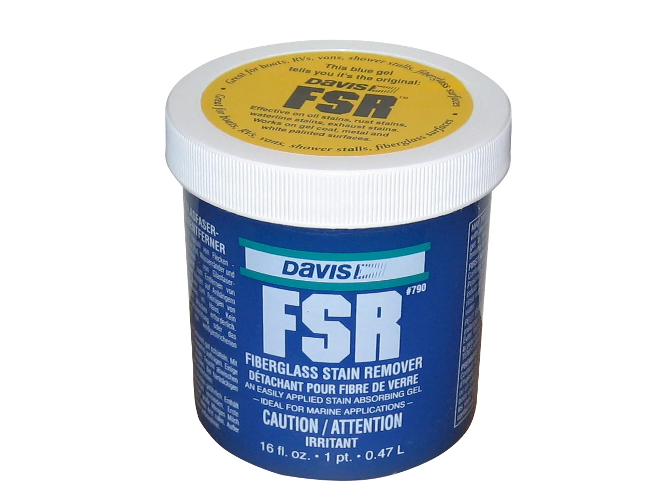 Davis FSR Fiberglass Stain Remover - 16oz