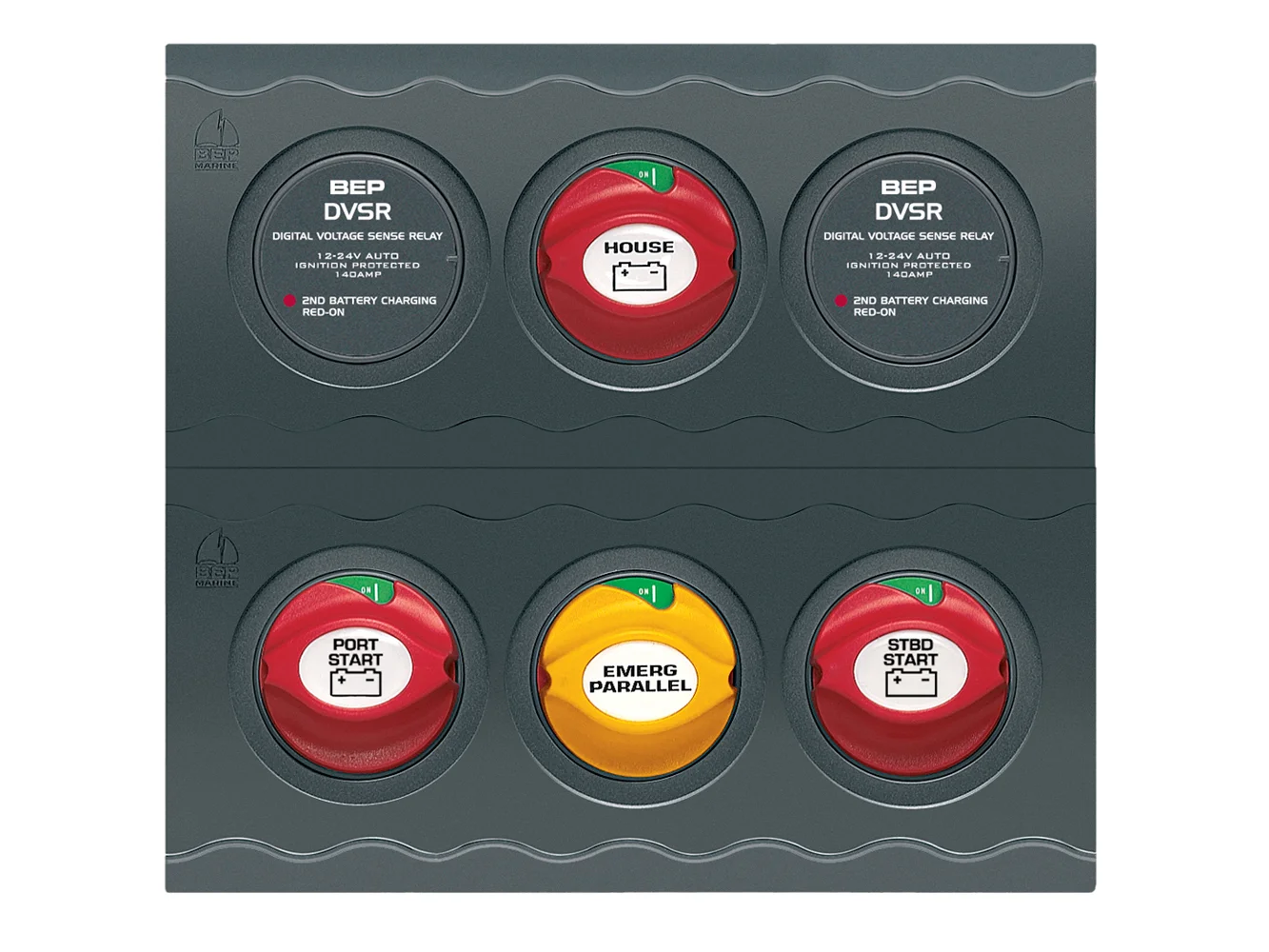 BEP Battery Management Contour Connect Panel f/Twin Engines w/VSR's