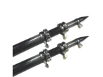 TACO 20' Carbon Fiber Outrigger Poles - Pair - Black