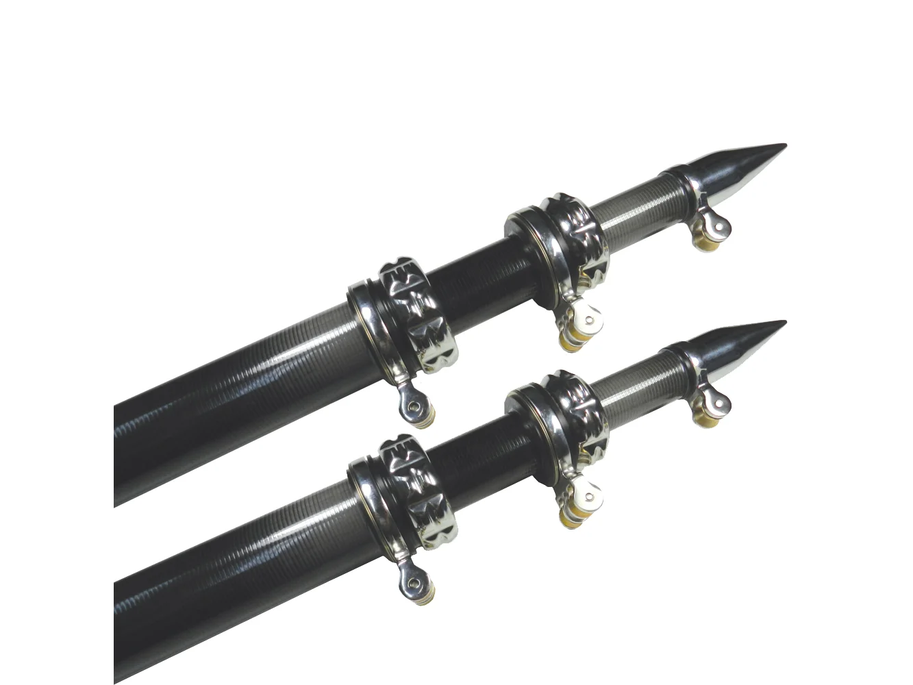 TACO 20' Carbon Fiber Outrigger Poles - Pair - Black