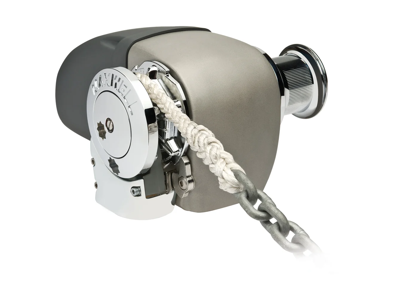 Maxwell HRC 10-8 Rope Chain Horizontal Windlass 5/16" Chain, 5/8" Rope 12V, with Capstan