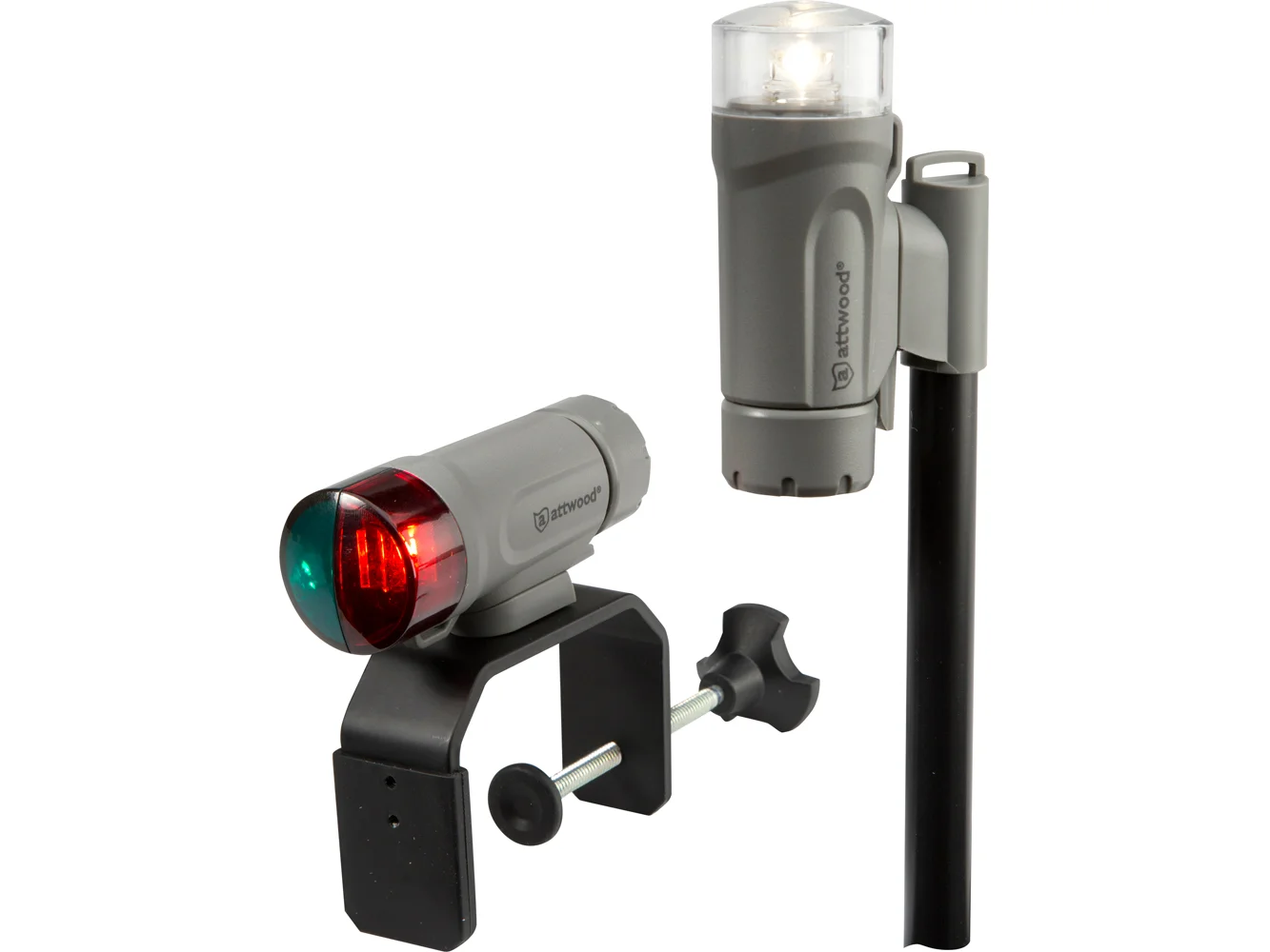 Attwood Clamp-On Portable LED Light Kit - Marine Gray