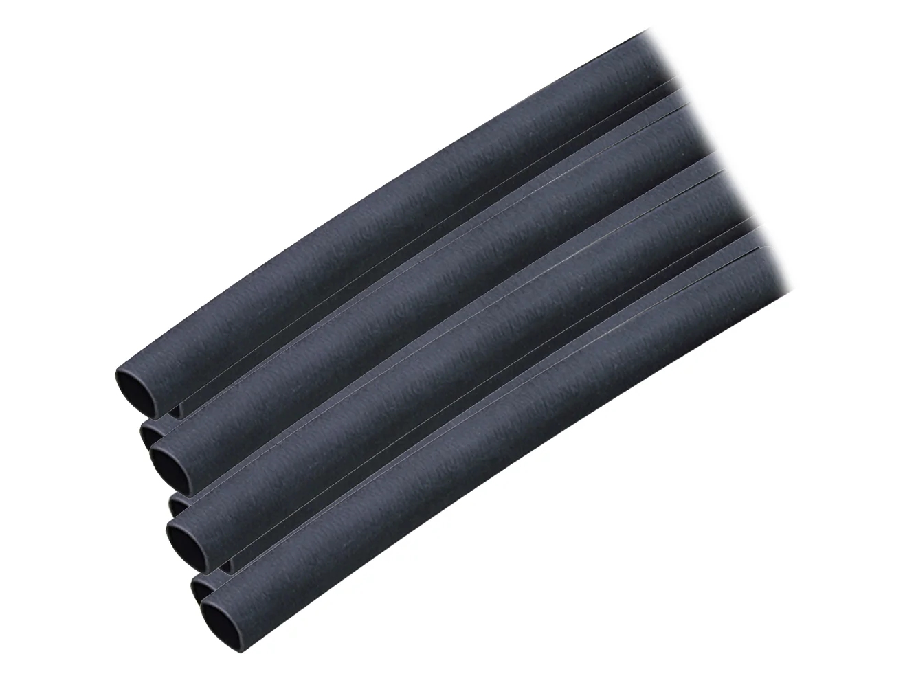 Ancor Adhesive Lined Heat Shrink Tubing (ALT) - 1/4" x 12" - 10-Pack - Black