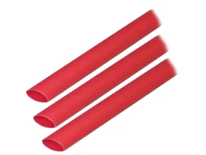 Ancor Adhesive Lined Heat Shrink Tubing (ALT) - 3/8" x 3" - 3-Pack - Red