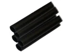 Ancor Adhesive Lined Heat Shrink Tubing (ALT) - 1/2" x 6" - 5-Pack - Black